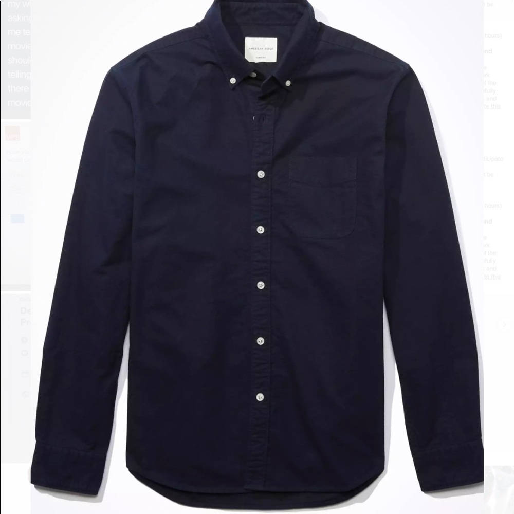 American Eagle Oxford Button-Up